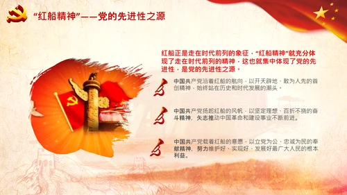 新时代弘扬学习红船精神PPT课件党校党建
