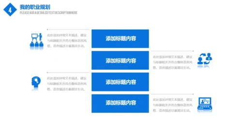 蓝色商务述职报告通用PPT模板