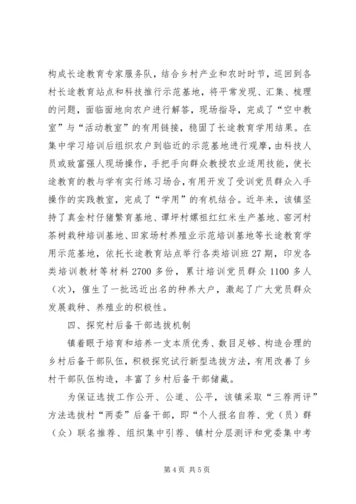 乡镇村级队伍建设工作汇报.docx