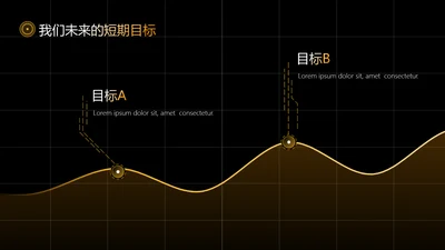 商务风递进关系流程关系2项PPT单页