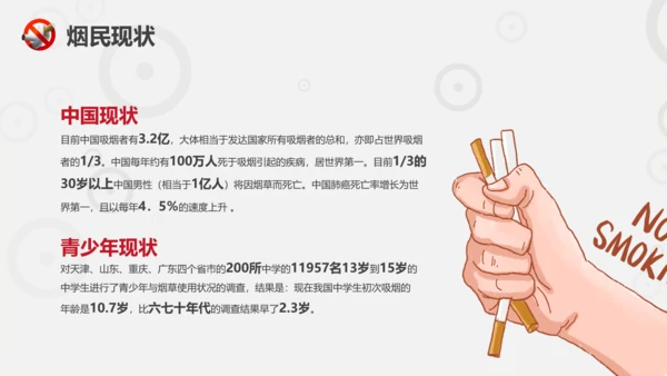 吸烟有害健康世界无烟日主题教育PPT课件