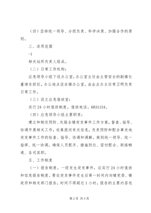 乡镇环保污染突发事件应急预案.docx