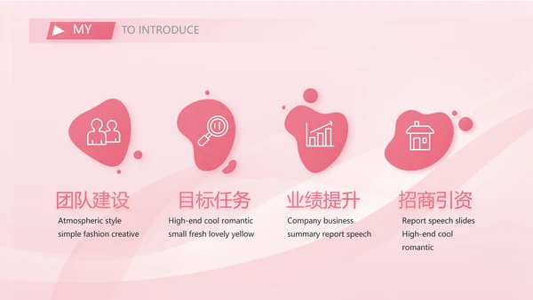 粉色个人简历面试自我介绍岗位竞聘演讲PPT