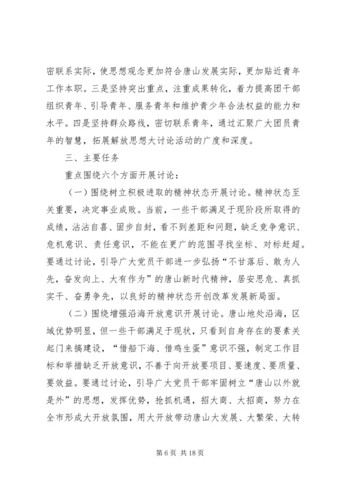 关于对全市解放思想大讨论活动(徐).docx