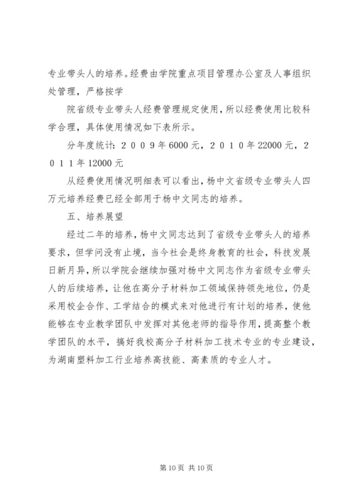 省级专业带头人项目申报与建设规划书.docx