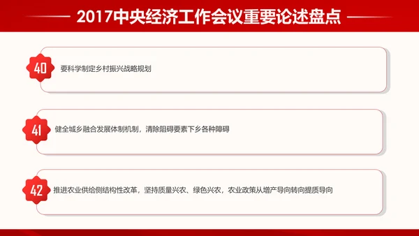 中央经济工作会议93个重要论述PPT模板