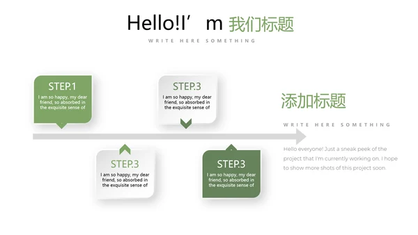 绿色小清新餐饮商业计划书动态PPT