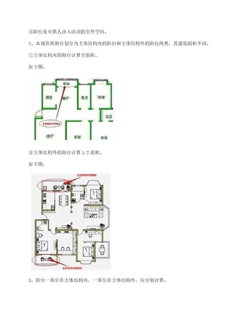 新版建筑面积计算规范解读：阳台建筑面积计算