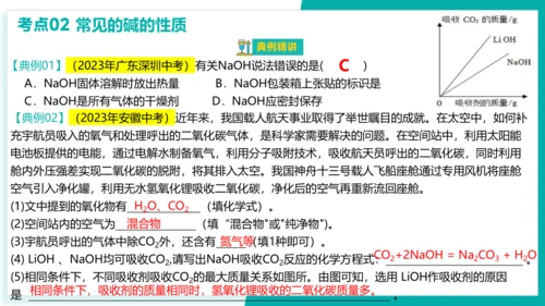 第十单元 酸和碱【考点串讲PPT】(共40张PPT)-2023-2024学年九年级化学中考考点大串讲