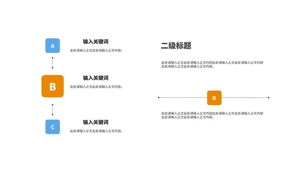 小清新公司年度项目数据进度报告PPT模板