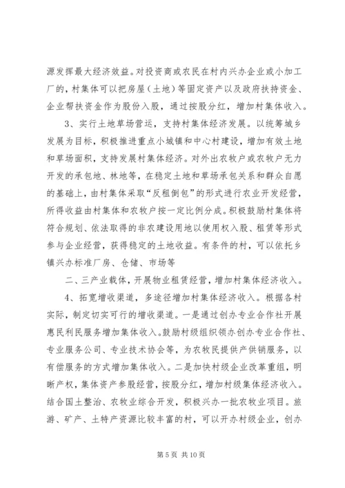关于XX县区发展壮大村集体经济的思考 (5).docx