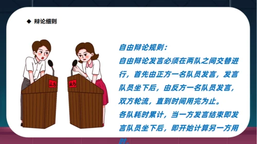 超级辩论赛访谈节日通用PPT课件模板