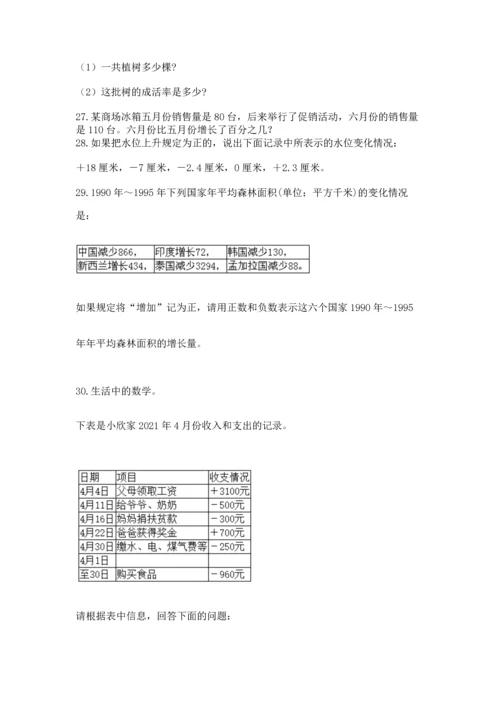 六年级小升初数学解决问题50道及答案【易错题】.docx