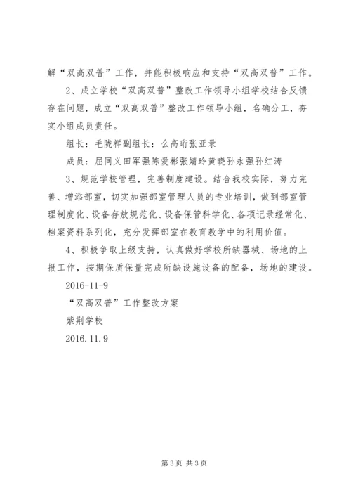 双普双高整改汇报材料.docx