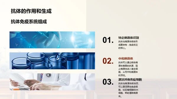 简约风生物医疗教学课件PPT模板