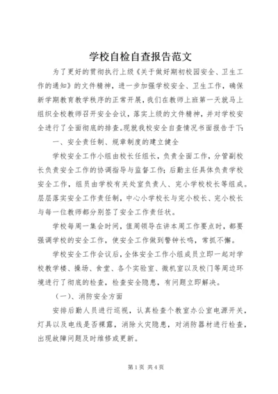 学校自检自查报告范文.docx