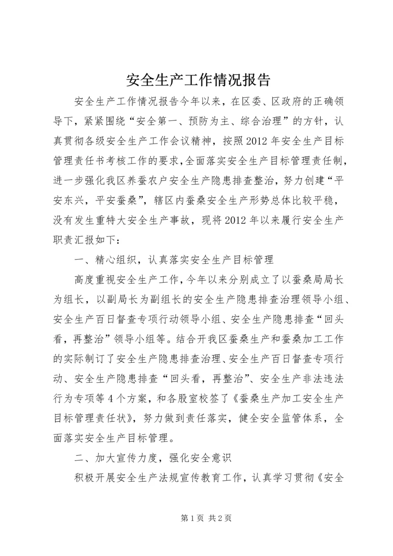 安全生产工作情况报告.docx