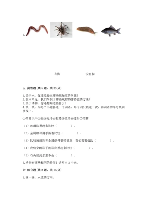 教科版一年级下册科学期末测试卷附答案【巩固】.docx