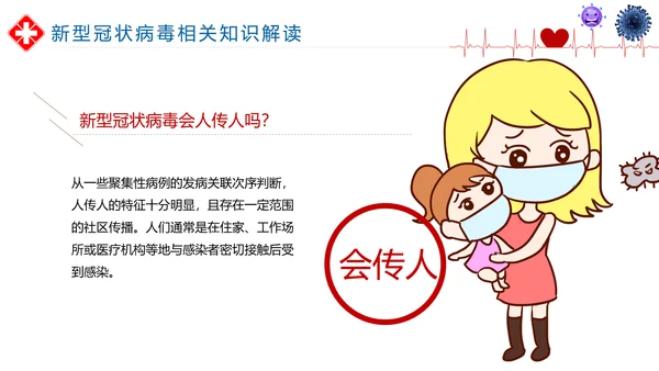 如何预防新型冠状病毒知识解读PPT
