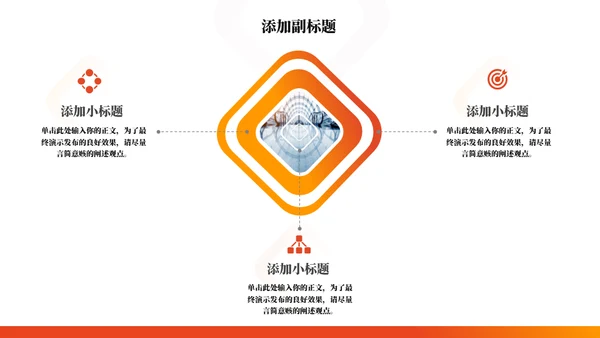 橙色竞聘述职工作汇报通用PPT模板