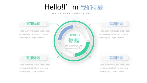 时尚简约医药医疗报告动态PPT