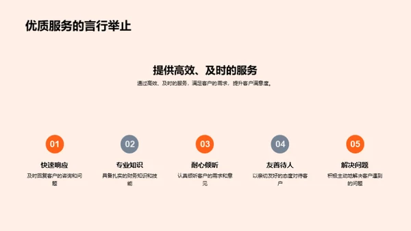 财务服务礼仪塑造