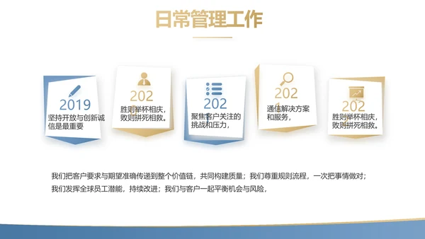 蓝色金融投资理财的投资展望动态PPT