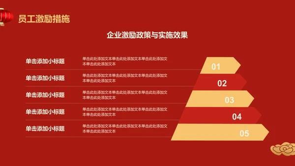 红色喜庆风表彰庆典PPT模板