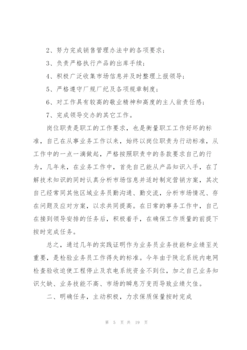 销售个人工作总结述职报告.docx