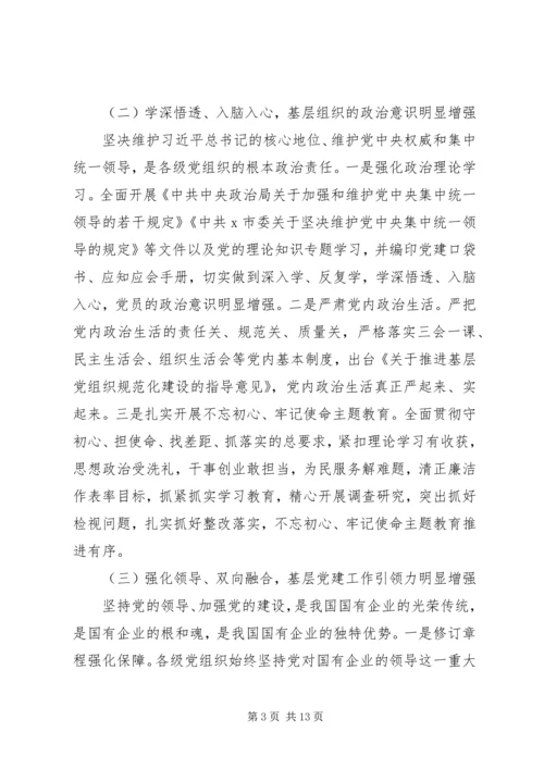 新时代国有企业基层党组织建设调研报告.docx