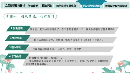 12荷叶圆圆  第1课时   说课课件