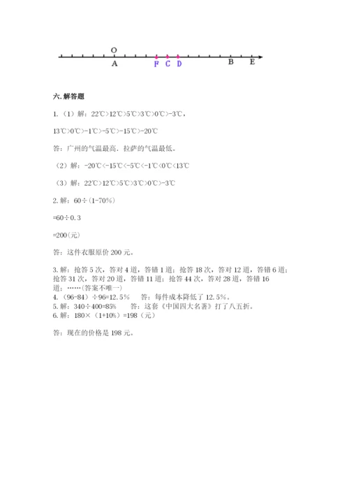 廊坊市文安县六年级下册数学期末测试卷标准卷.docx