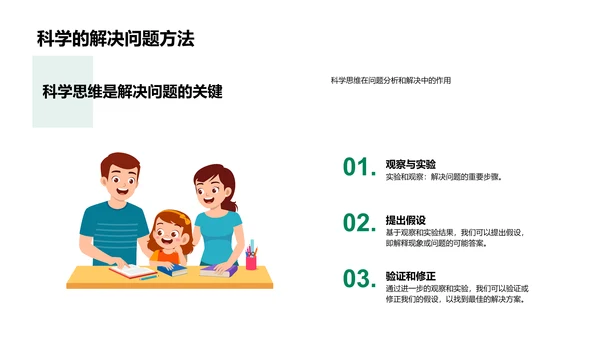 科学知识与应用PPT模板