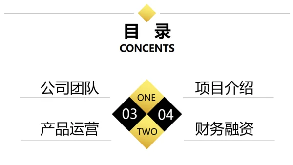 大气商业融资创业计划书商务通用PPT模板