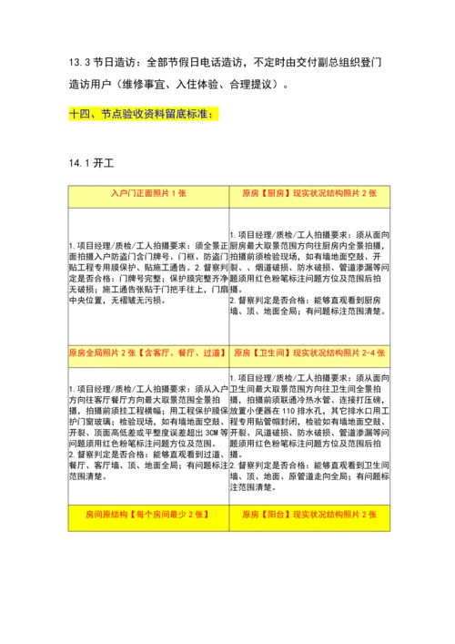 家装综合项目工程标准体系别墅综合项目工程服务基础手册.docx