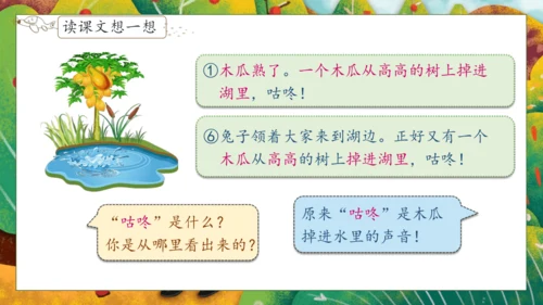 【核心素养】部编版语文一年级下册-19. 咕咚 第1课时（课件）