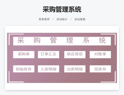 采购管理系统