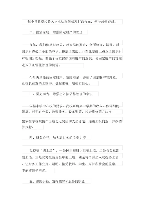学校财务工作总结3篇