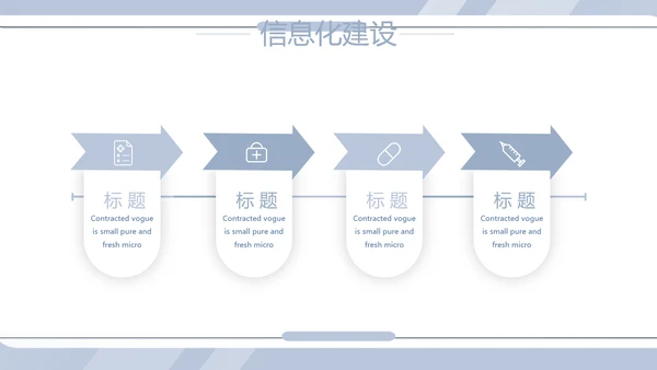 蓝色简约大方创意医疗医学工作汇报动态PPT模板