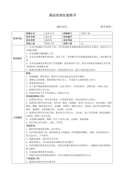 岗位说明书及考核标准工作流程.docx