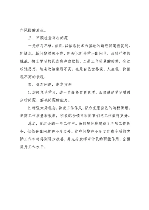 审计个人工作总结2篇(共6页)