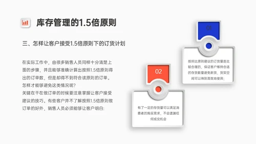 红蓝微粒体风格库存管理培训PPT模板