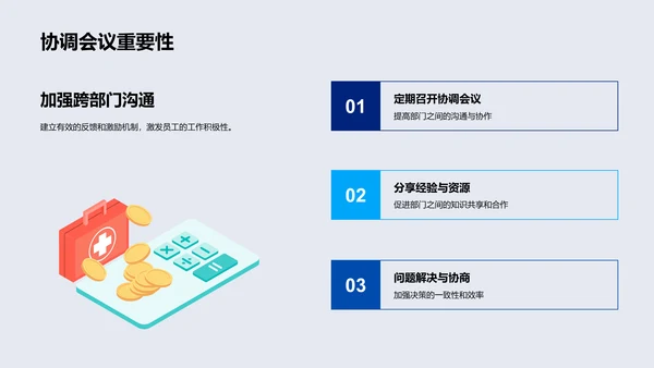 年度战略与部门协作总结PPT模板