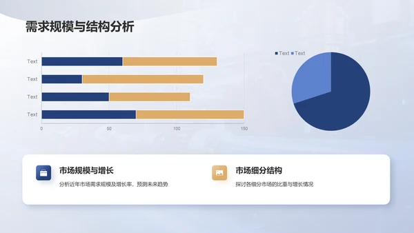 蓝色商务风市场调研分析报告PPT模板