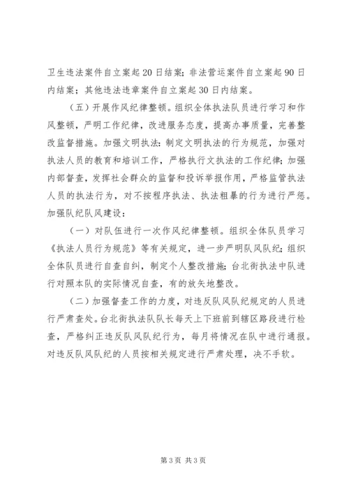 城管文明执法自查汇报材料 (3).docx