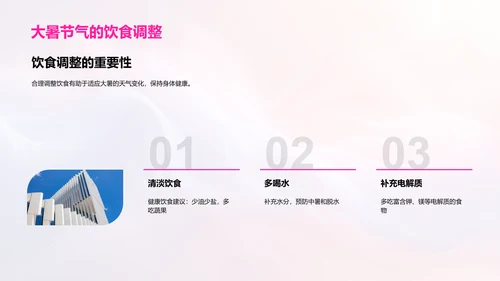 大暑节气文化讲座PPT模板