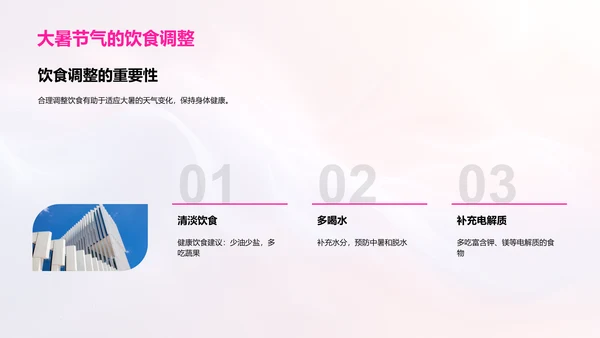 大暑节气文化讲座PPT模板