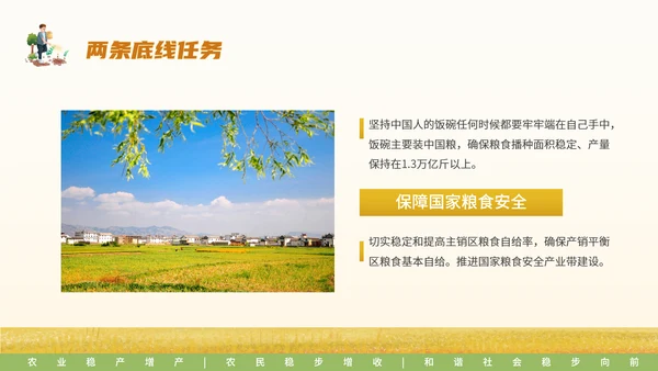 中央一号文件乡村振兴三农问题PPT模板
