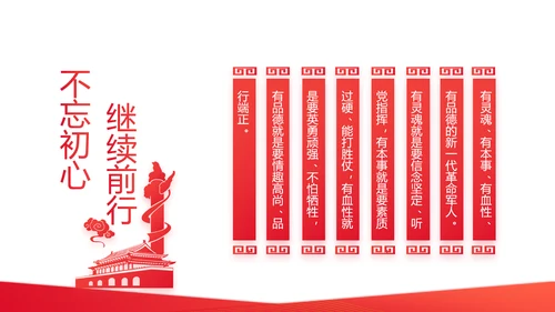红色政协常委会工作汇报动态PPT
