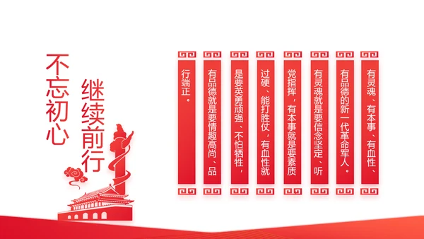 红色政协常委会工作汇报动态PPT